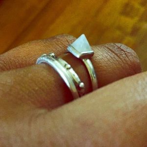 KATIE DIAMOND Nola Ring Moonstone Sterling Silver
